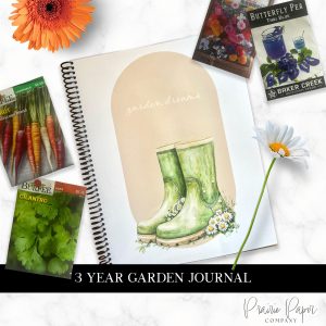 3 Year garden Journal